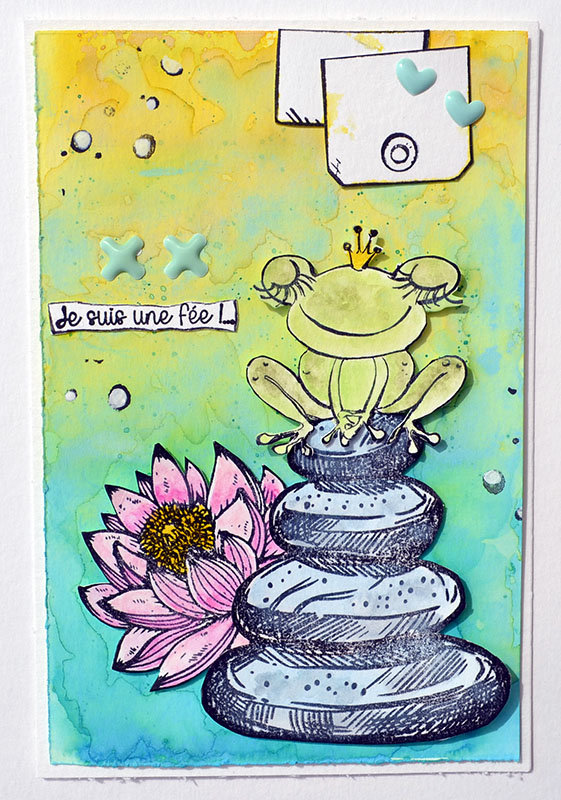 blogorel grenouille carte loreeduscrap