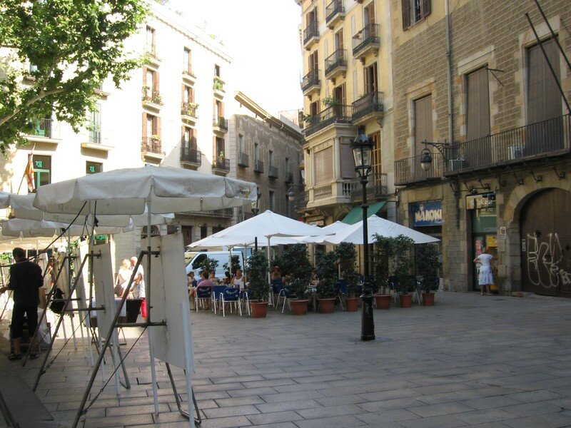 Petite place Barri gottic