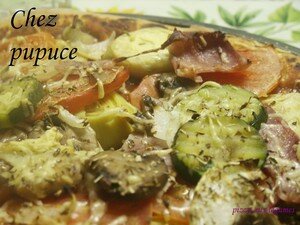 recettes plats Pizza au jambon