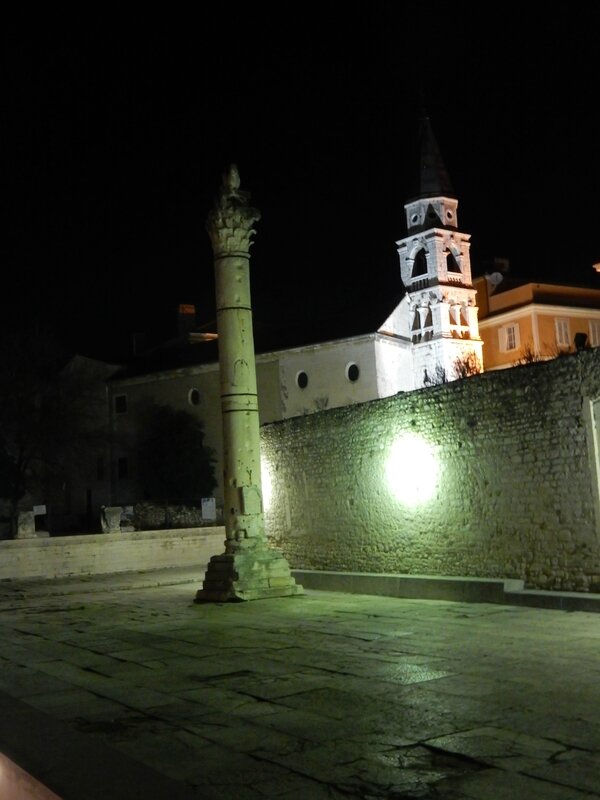 Zadar, la colonne de la honte, pilori moyen-âgeux 190217