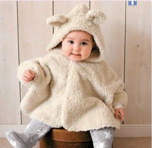 Free_shipping_Guaranteed_100_NEW_arrival_Baby_Bear_poncho_Cotton_poncho_newborn_baby_in_autumn_and