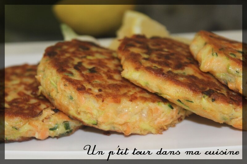 Galettes saumon courgette1