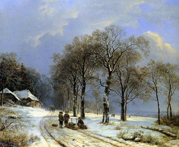 KOEKKOEK_Barend_Cornelis_Winter_Landscape