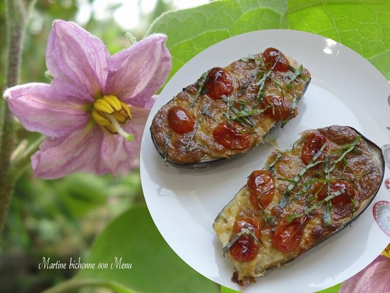 aubergines gratinées au fromage