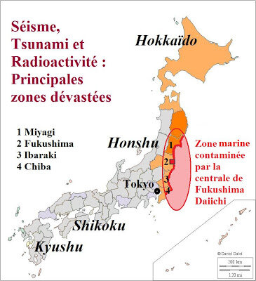 Japon tsunami fukushima peche aquaculture radioactivité
