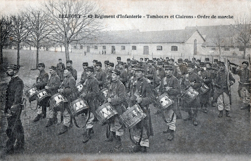 CPA Belfort Caserne Bougenel Musique