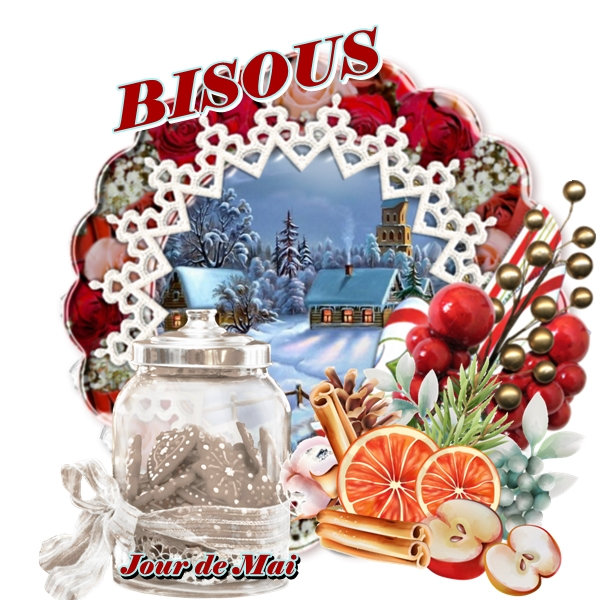 Bisous Biscuits et fruits 06122021