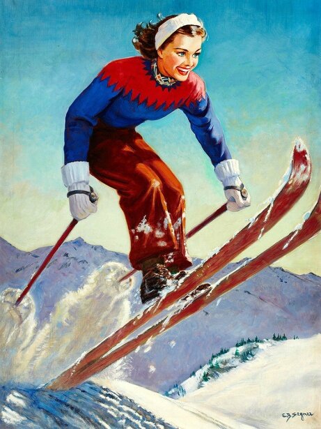 femme ski