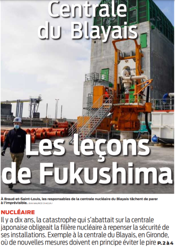 2021 03 09 SO Centrale du Blayais Les leçons de Fukushima