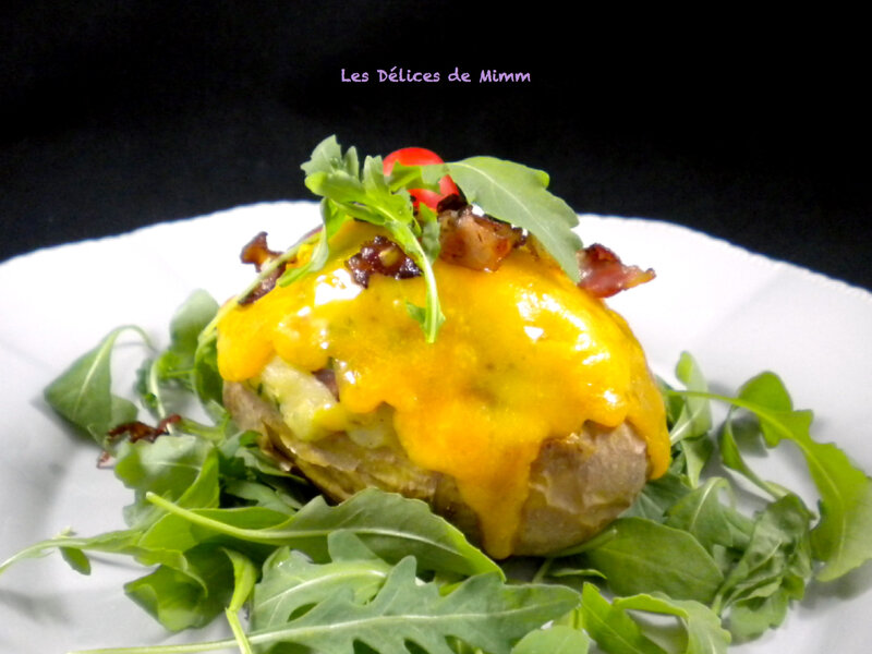 Pommes de terre farcies au cheddar 3