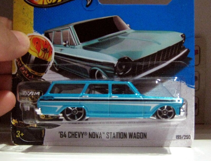 Chevrolet nova station wagon de 1964 (2013)(Hotwheels)