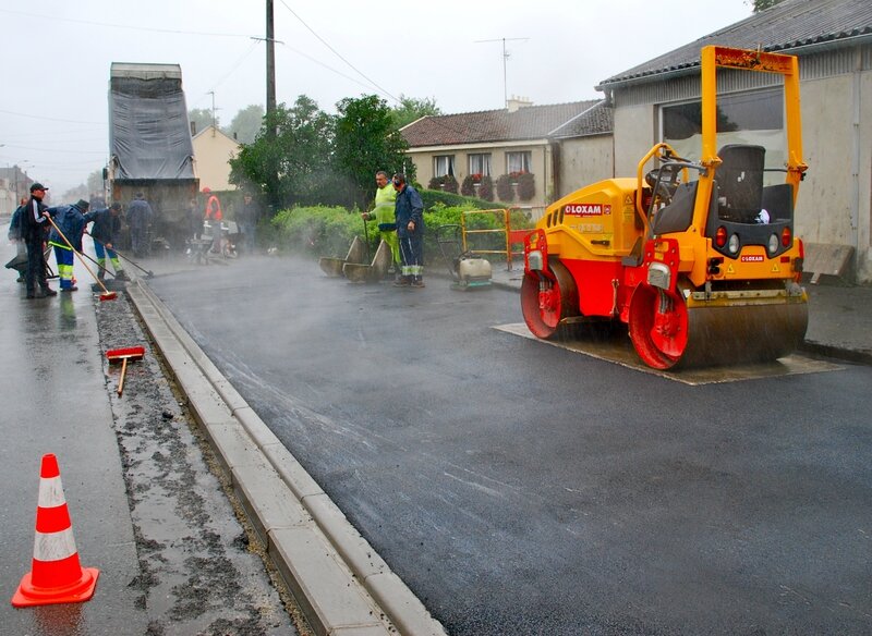 TRAVAUX ETE 2016 ENROBE AVENUE JOFFRE roule