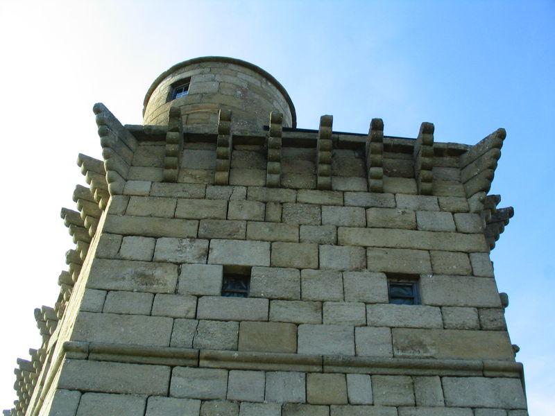 Portes : le chateau, Vue d'une tour de l'intérieur
