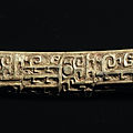 Fragment de spatule, Chine, Dynastie Shang, ca 13°-<b>11</b>° <b>siècles</b> BCE