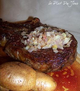 recettes entrees Carpaccio de boeuf et sa salade chaud froid de pommes de terre