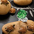 36.15 carats <b>Tsavorite</b> Garnet and Diamond Ring, David Yurman