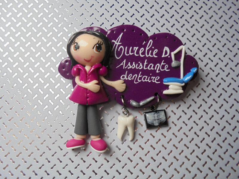 badge aurélie assistante dentaire