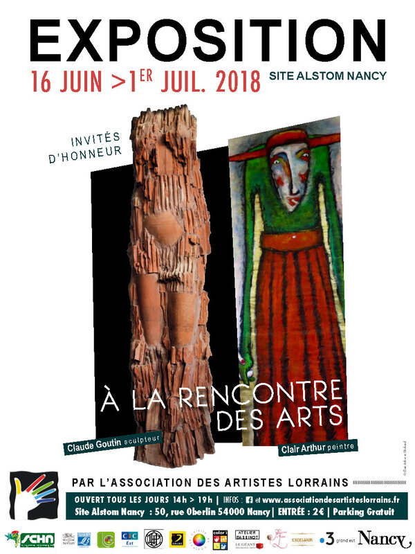 affiche artistes lorrains samedi 16 juin 2018 nancy alstom a la rencontre des arts