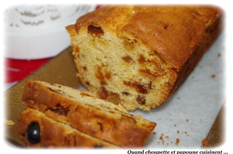 cake aux fruits confits de Noël-7653