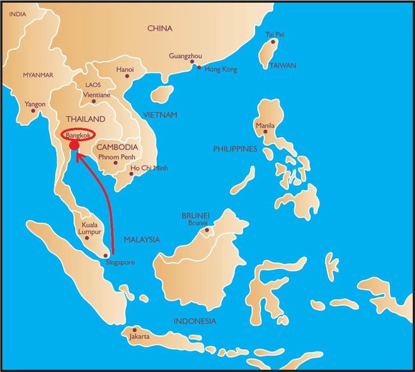 South-East-Asia-Map-Bangkok