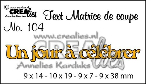 matrice de coupe texte n°104