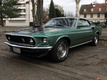 FORD Mustang Mach 1 Fastback Coupe 1969 Retrorencard 1