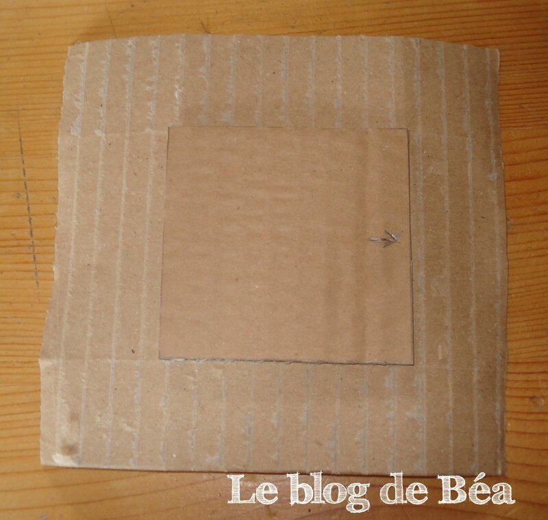 DIY calendrier de l'Avent en bois de palette et carton de récupération