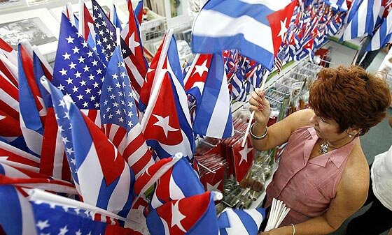 Cuban americans & flag