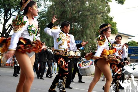 Carnaval CPM Danseurs boliviens