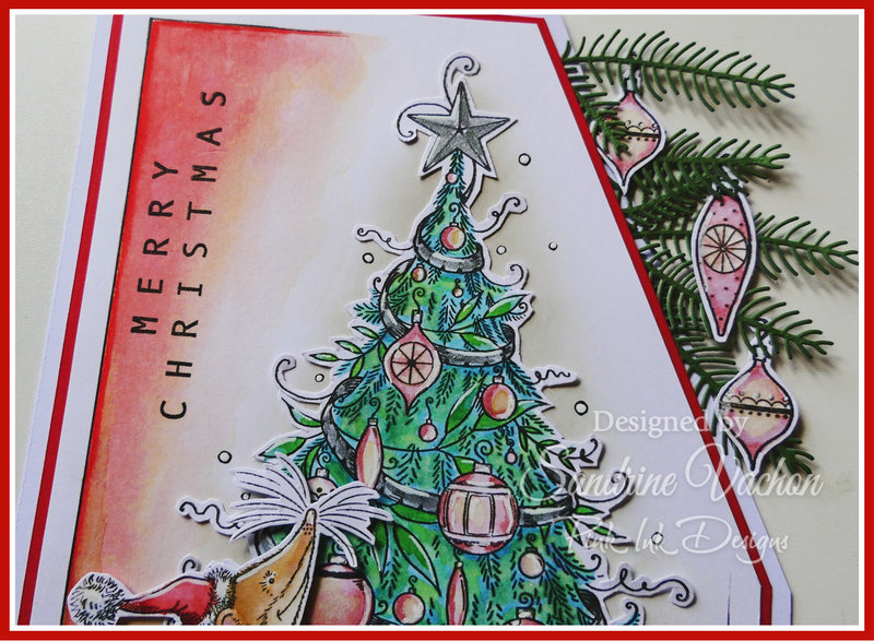 Sandrine VACHON carte Sapin PINK INK DESIGNS (2)