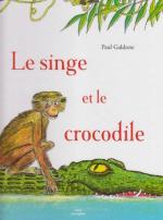 Le singe et le crocodile couv