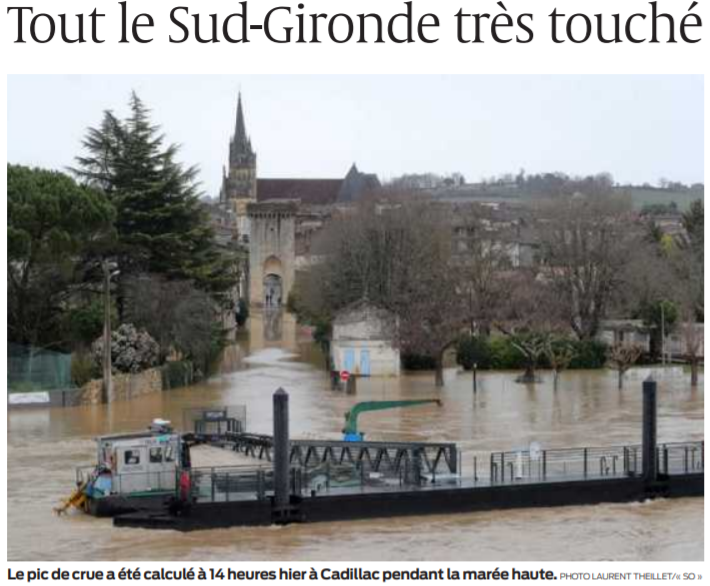 2021 02 04 SO Tout le Sud-Gironde est touché