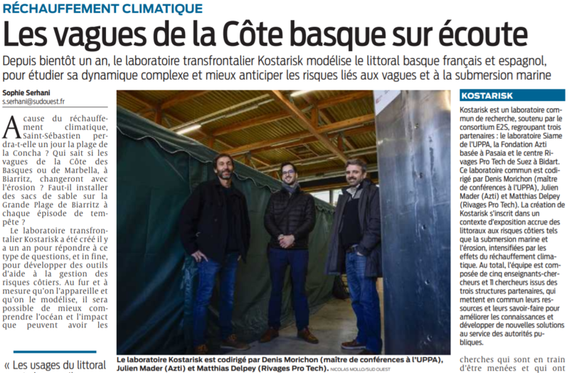 2022 01 23 SO Réchauffement climatique les vagues de la côte basque sur écoute