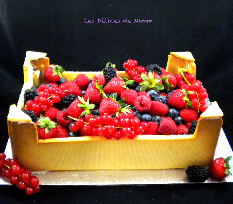 Mon gâteau Cagette de fruits 3