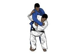 Ippon-seoi-nage (Einpunkt-Schulterpunktwurf) 一本 背負投 ...