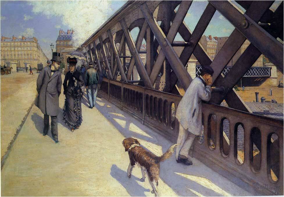 Caillebotte, le pont de l'Europe