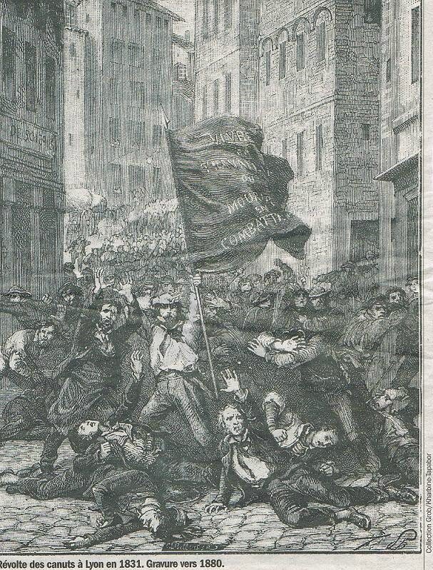 Révoltes des Canuts 1831-gravure 1880