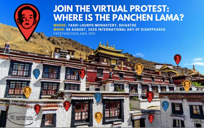 The-virtual-protest-seeks-to-highlight-the-dissapeared-Tibetan-religious-figures-plight-after-25-years-since-his-kidnapping-by-the-Chinese-government