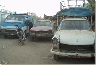 Station des taxis-brousse Djenné Mali