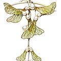 An Art Nouveau enamel and pearl pendent necklace, by <b>Henri</b> <b>Vever</b>