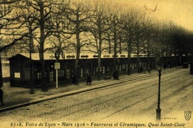 cartes-postales-photos-Foire-de-Lyon--Mars-1916--Fourrures-et-Ceramiques-Quai-Saint-Clair-LYON-69000-11911-20080427-m8e9t5u8k2s9x1c0s7c1