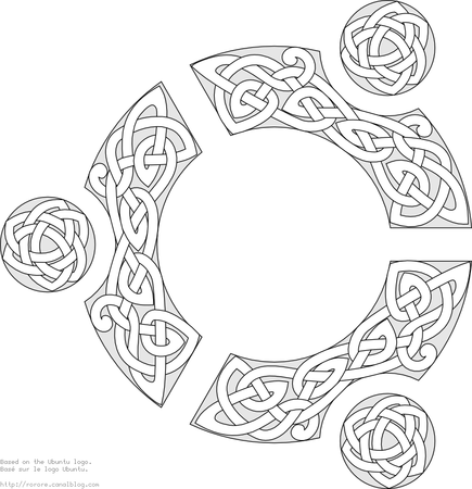 Ubuntu celtic tattoo