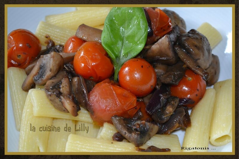 rigatonis aux tomates cerises