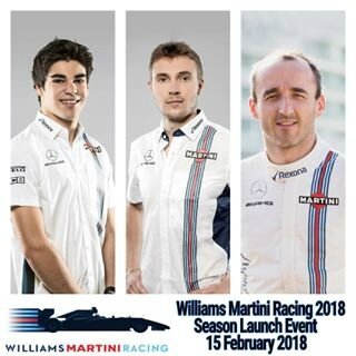 williams martini racing stroll sirotkin kubica