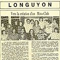 La création du Moto-Club Totem à <b>Longuyon</b>