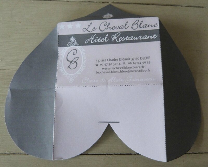 Enveloppe Coeur - Le Cheval Blanc (1)