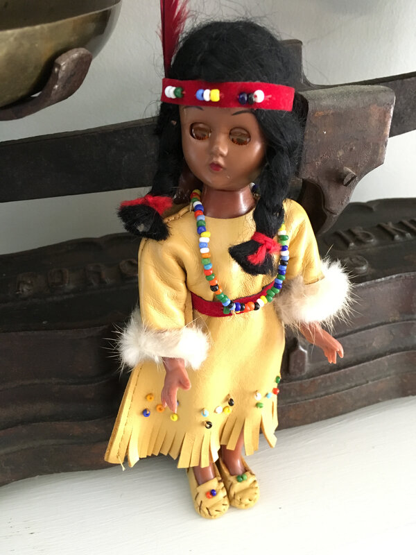 poupée ancienne indienne