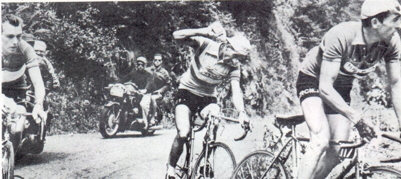 1956 Tour de france huot avec Gaul et Bahamontès