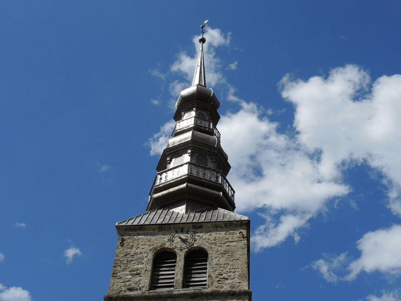 Combloux, église Saint-nicolas, clocher (74)
