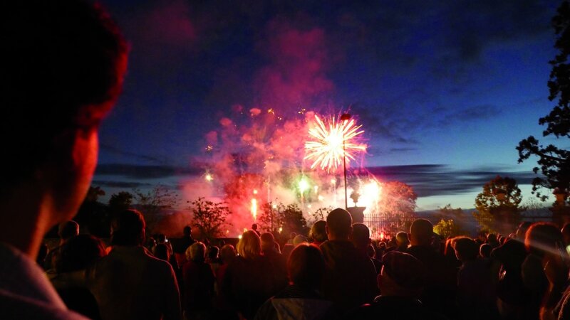 feu d'artifice Avranches